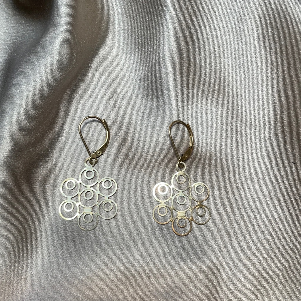Solid 14k Fancy Dangle Earrings
